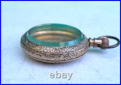 Antique Gold Filled Fahy Pocket Watch Case FITCH PAT April 22, 1879 Screw Bezel