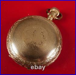 Antique Gold Filled Hunter Case Pocket Watch P. H. Doret For Parts Or Repair