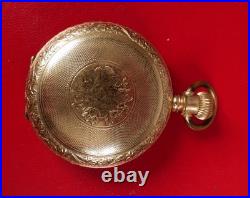 Antique Gold Filled Hunter Case Pocket Watch P. H. Doret For Parts Or Repair