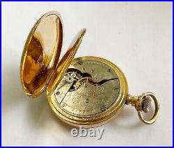 Antique Gold Filled Hunting Case Watch, Hampton. AS IS