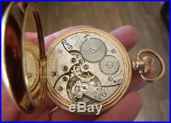 Antique Gold Plated Star Dennison Case Pocket Watch, Bright Peterborough