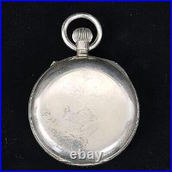 Antique Goliath 71mm Case C&B Cross & Beguelin Centennial Pocket Watch Swiss