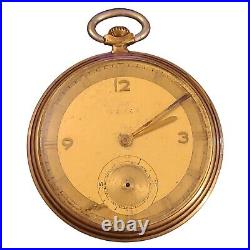 Antique Gruen Precision Verithin-17J-Pocket Watch-10K Gold Fill Star Case 1870's