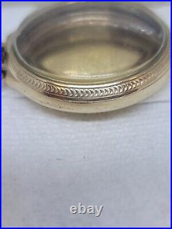Antique HAMILTON 10 KT Gold Filled RR Open Face Pocket Watch Case-16 S! Great