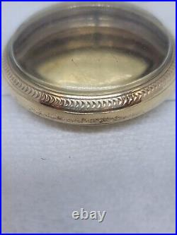Antique HAMILTON 10 KT Gold Filled RR Open Face Pocket Watch Case-16 S! Great