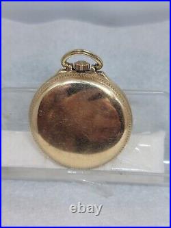 Antique HAMILTON 10 KT Gold Filled RR Open Face Pocket Watch Case-16 S! Great