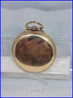Antique HAMILTON 10 KT Gold Filled RR Open Face Pocket Watch Case-16 S! Great