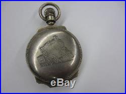 Antique HAMPDEN WATCH CO RAILWAY Pocket Watch 1500523 Illinois Case 728116 23J