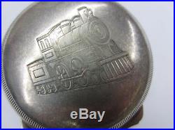 Antique HAMPDEN WATCH CO RAILWAY Pocket Watch 1500523 Illinois Case 728116 23J