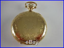 Antique Hamilton 16s 17 jewel gold filled case pocket watch. Almost Mint. 1905