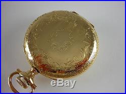 Antique Hamilton 16s 17 jewel gold filled case pocket watch. Almost Mint. 1905