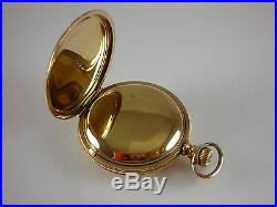 Antique Hamilton 925 18s 17 jewel gold filled Hunter case pocket watch. 1900