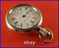 Antique Hamilton 926 Pocket Watch 18 Size 17 Jewels Heavy Coin Silver Case