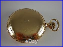 Antique Hamilton 927 18s 17 jewel gold filled Hunter case pocket watch