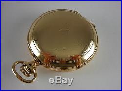 Antique Hamilton 927 18s 17 jewel gold filled Hunter case pocket watch