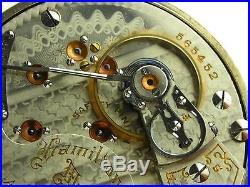 Antique Hamilton 940 18s 21 jewel Rail Road pocket watch. Amazing case. 1907