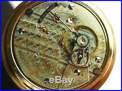 Antique Hamilton 940, 21 jewel Rail Road 18s pocket watch Gold filled case. 1914