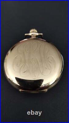 Antique Hamilton 972 Pocket Watch, 16 Size, 17-Jewel, Gold Filled Hinged Case