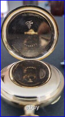 Antique Hamilton 972 Pocket Watch, 16 Size, 17-Jewel, Gold Filled Hinged Case