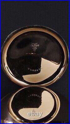 Antique Hamilton 972 Pocket Watch, 16 Size, 17-Jewel, Gold Filled Hinged Case