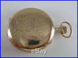 Antique Hamilton 975 pocket watch. Private label 1902. Very nice Hunter case