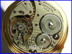 Antique Hamilton 992B 16s 21 jewel Rail Road pocket watch. Hamilton case. 1942