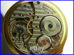 Antique Hamilton 992B 16s 21 jewel Rail Road pocket watch. Hamilton case. 1951