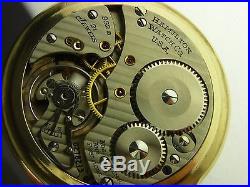 Antique Hamilton 992B 16s 21 jewel Rail Road pocket watch Made 1949. Nice case