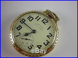 Antique Hamilton 992B 16s 21 jewel Rail Road pocket watch. Wadsworth case. 1953