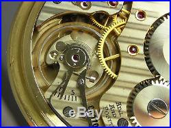 Antique Hamilton 992B 16s 21 jewel Rail Road pocket watch. Wadsworth case. 1953
