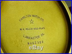 Antique Hamilton 992B Railway Special 16s pocket watch. 1954. Beautiful case