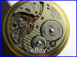 Antique Hamilton 992B Railway Special 16s pocketwatch 1942 Gold filled case 21j