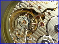 Antique Hamilton 992 16s 21 jewel Rail Road pocket watch. Rare Wadsworth case