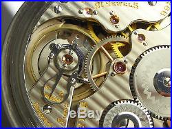 Antique Hamilton 992 16s 21 jewel Rail Road pocket watch. White Gold filled case