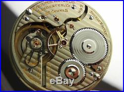 Antique Hamilton 992 16s 21 jewel Rail Road pocket watch original Gold fill case