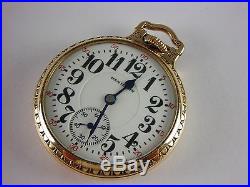 Antique Hamilton 992 16s 21 jewel Rail Road pocket watch original Wadsworth case