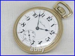 Antique Hamilton 992 21 Jewel Railroad Watch, 10k Gold Mainliner Case, Serviced