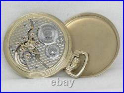 Antique Hamilton 992 21 Jewel Railroad Watch, 10k Gold Mainliner Case, Serviced