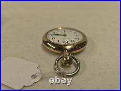 Antique Hamilton 992 21j 16s RR DRoller Pocket Watch 14KGF 25yr Case For Repair