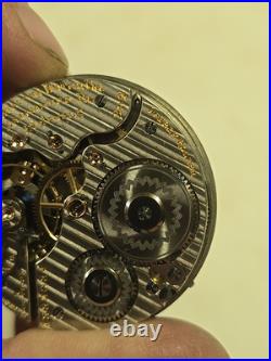 Antique Hamilton 992 21j 16s RR DRoller Pocket Watch 14KGF 25yr Case For Repair