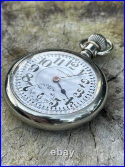 Antique Hamilton Grade 956 Pocket Watch 16s 17 Jewels 1921 Bass Case