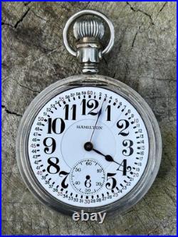 Antique Hamilton Grade 956 Pocket Watch 16s 17 Jewels 1921 Bass Case