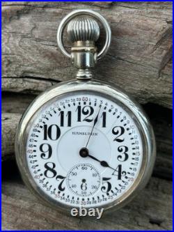 Antique Hamilton Grade 956 Pocket Watch 16s 17 Jewels 1921 Bass Case