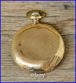 Antique Hamilton Pocket Watch, Grade 925, 17 Jewel, 18s, Gold Filled Hunter Case