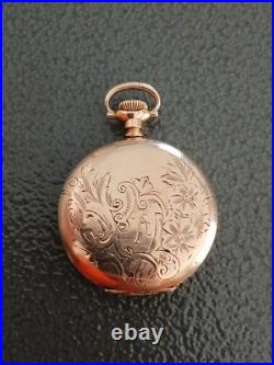 Antique Hampden Molly Stark 3/0sz Pocket Watch 7j RUN'S