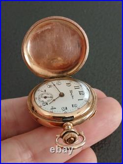 Antique Hampden Molly Stark 3/0sz Pocket Watch 7j RUN'S