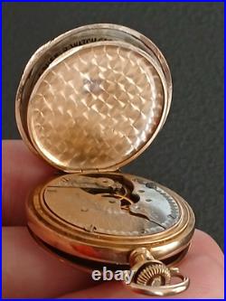 Antique Hampden Molly Stark 3/0sz Pocket Watch 7j RUN'S