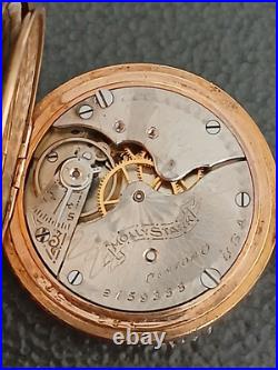 Antique Hampden Molly Stark 3/0sz Pocket Watch 7j RUN'S