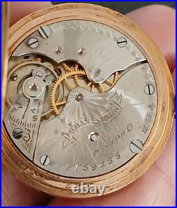 Antique Hampden Molly Stark 3/0sz Pocket Watch 7j RUN'S