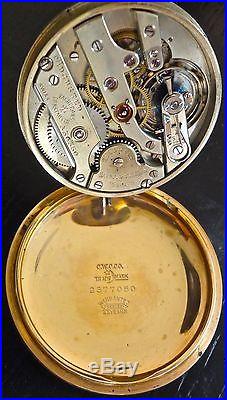 Antique Harris & Esterly Vacherone Gold-Filled Pocket Watch Swing-Out Case 21j